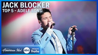 Adele Songbook Jack Blocker Sings quotOne And Onlyquot  American Idol 2024 [upl. by Zednanreh]