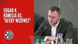 Edgar Kobos Kierownictwo Zjednoczonej Prawicy próbowało tuszować aferę wizową [upl. by Ramos]