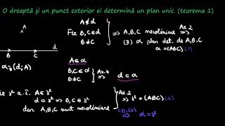 Determinarea dreptei și a planului  LectiiVirtualero [upl. by Ha959]