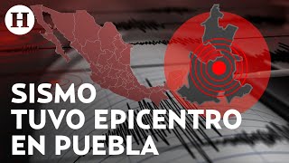 Sismológico Nacional reporta que el temblor magnitud 57 salió desde Chiautla de Tapia Puebla [upl. by Ymaral677]