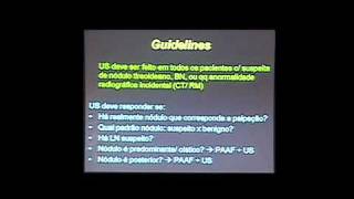 II SEUS  Nódulo de Tireóide  Profa Dra Maria Cristina Chammas  Parte I [upl. by Anear]