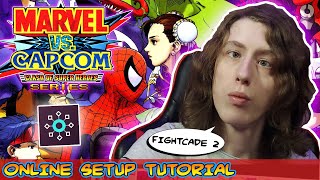 FightCade 2 Online Setup amp Control Config Tutorial  Marvel vs Capcom Guide Series  MVC1 [upl. by Una]