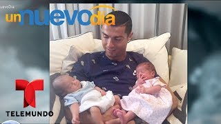 Cristiano Ronaldo oculta quién es la madre de sus hijos  Un Nuevo Día  Telemundo [upl. by Swagerty]