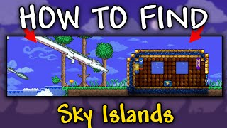 How to Find Sky Islands in Terraria  Find Sky Islands [upl. by Careaga942]