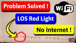 Wifi Los Red Light problem Solved  Wifi internet connection loss  Official Pandey Ji [upl. by Yrrap]