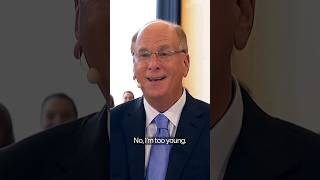 BlackRock’s Larry Fink jokes that he’s too young to run for president bloomberg shorts [upl. by Moncear]