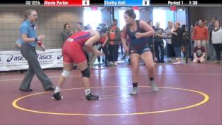 63 kg QF  Alexis Porter McKendree vs Shelby Hall Campbellsville [upl. by Arvie770]