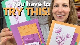 Card Making A Whole New Way  16 Cards in 30 Minutes [upl. by Dorrehs282]