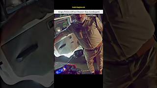 Police ka Gundagardi dekho Night Me 🤬Raftarking01 shorts bike rider police policevsbiker [upl. by Baudin]