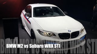 BMW M2 2016 vs Subaru WRX STI 2016 [upl. by Pernell]