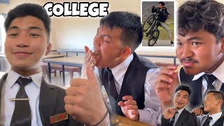 COLLEGE MA VLOG  prazwalstunts sanga vet  adeep buffenglish [upl. by Berlauda]