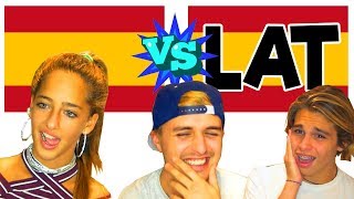 España VS Latinoamérica 😱 Imitando Acentos con mi Hermana y SU NOVIO [upl. by Mcconaghy]