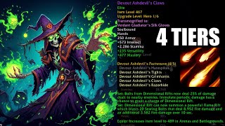 DESTRUCTION WARLOCK 4 TIER SETS BLAST Review In Solo Shuffles  Commentary PvP  BuaLock 102 [upl. by Suiravad]