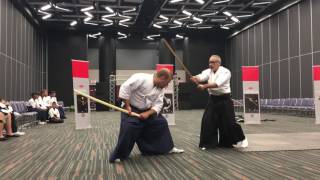 Otakuthon 2016 Miyamoto Musashi Heiho Niten Ichi Ryu Kenjutsu Sensei Medhat Darwish [upl. by Stannfield]