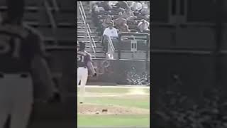 Randy Johnson hits bird with fastball [upl. by Maffei]