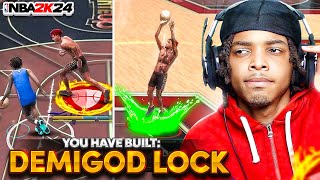 BEST 3 amp D THREAT LOCK BUILD IN NBA 2K24 BEST LOCKOWN BUILD [upl. by Minta]