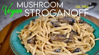 VEGAN MUSHROOM STROGANOFF 🍄 Creamy goodness and an instant family hit [upl. by Yelyah909]