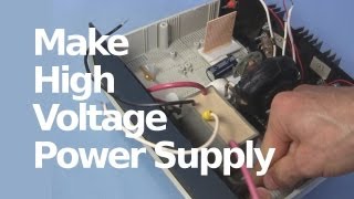 How to Make 30kV High Voltage DC Power Supply with Flyback amp CockcroftWalton Multiplier Tripler [upl. by Adeys]