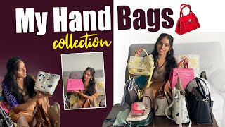 My handbag 👜 collection  ManasaMahendra  manubeautytips [upl. by Odareg]