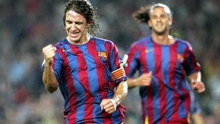 Carles Puyols 18 goals for FC Barcelona [upl. by Rekab]