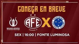 AO VIVO E COM IMAGENS  FERROVIÁRIA X CRUZEIRO  BRASILEIRÃO FEMININO A1 2024 [upl. by Enisamoht]