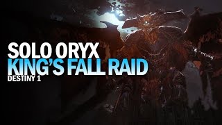 Solo quotOryx The Taken Kingquot Raid Boss Fight Destiny 1 [upl. by Ycram]