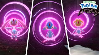 COMO COMPLETRAR LAS PRUEBAS DE MESPRIT UXIE AZELF en POKEMON LEGENDS ARCEUS [upl. by Acirema]