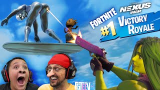 FORTNITE THICCtory Royale FGTeeV Loses to Mr Beast for 1 Million Dollars Marvel Silver Surfer [upl. by Nitniuq477]