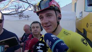 Remco Evenepoel  Interview at the finish  Stage 5  Volta ao Algarve em Bicicleta 2024 [upl. by Eillac835]