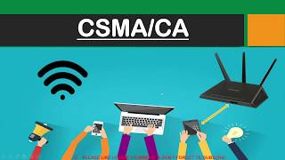 What is CSMACD and CSMACA  Animation video of CSMACD and CSMACA  Detail video in hindi [upl. by Gittel]