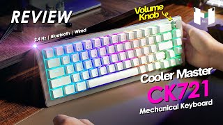 รีวิว CK721 คีย์บอร์ดไร้สาย พร้อม Knob จาก Cooler Master [upl. by Ainola]