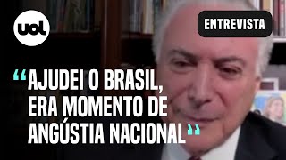 Michel Temer nega ajuda a Bolsonaro após ato de 7 de setembro Ajudei a pacificar o Brasil [upl. by Ayokal]