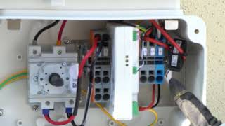 Solar Snack  Solar Edge HD Wave Inverter DC amp AC Wiring Terminals [upl. by Noakes]