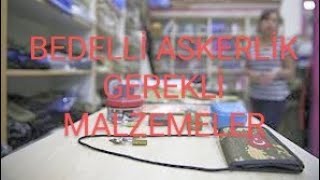 ISPARTA BEDELLİ ASKERLİK GEREKLİ MALZEMELERGÜNCEL ARALIK 2023 2024 [upl. by Asila]