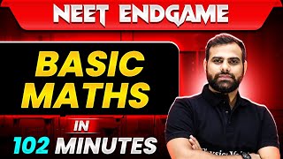 BASIC MATHS in 102 Minutes  NEET 2024 [upl. by Hadwin]