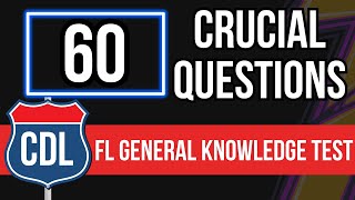 Florida CDL General Knowledge Exam Questions and Answers 2024 FL DMV Permit Test Study Guide [upl. by Clem683]