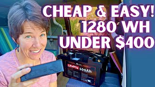 No Wiring Needed More Power for Less The DrPrepare Creative Battery Minivan Camper Vanlife [upl. by Nelrac]