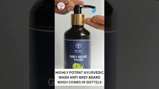 Ivory Natural  Anti Grey Beard Wash  For Premature Greying and Restore Beard Black Color beauty [upl. by Ynitsed970]