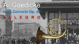 GOEDICKE Horn Concerto III [upl. by Secor196]