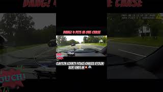 Scat pack gets out of many pits crash police car chase dodge [upl. by Schechter648]