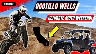 OCOTILLO WELLS  The ULTIMATE Motocross Weekend Trip [upl. by Barbuto197]