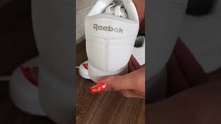 Reebok Princess Classic White yourshoes24xyupoocom Unboxing unpacking [upl. by Lancelle]