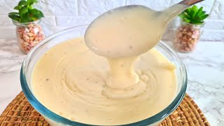 RECETTE DE SAUCE BECHAMEL ⬆️Comment Faire une Sauce Béchamel 😛🥣 [upl. by Blackwell828]