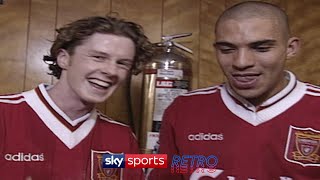 Liverpool 43 Newcastle 1996  Steve McManaman amp Stan Collymore postmatch interview [upl. by Elbag]