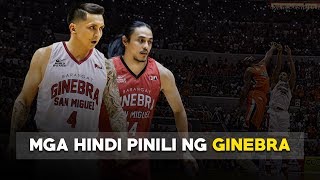 Mga Players na Sinayang ng Barangay Ginebra  PBA Draft Snub [upl. by Leirud]