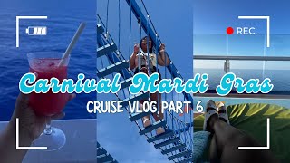 CARNIVAL MARDI GRAS  PART 6 Waterslides  Ropes Course  Food  More [upl. by Varhol829]