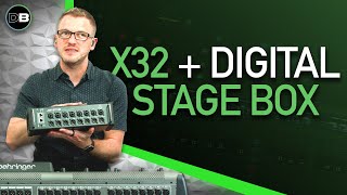 Installing an AES50 Stage Box with the Behringer X32 [upl. by Arianie]