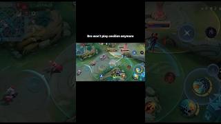 Bro wont play cecilion anymore 👺 mobilelegends mlbb shorts [upl. by Graybill]