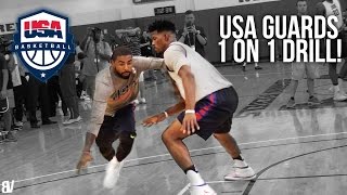 USA Basketball 1 on 1 Kyrie Jimmy DLo amp More Go AT IT Team USA Guards Go Head To Head [upl. by Sudoeht]