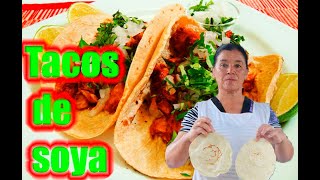 Como hacer tacos de soya [upl. by Hujsak]